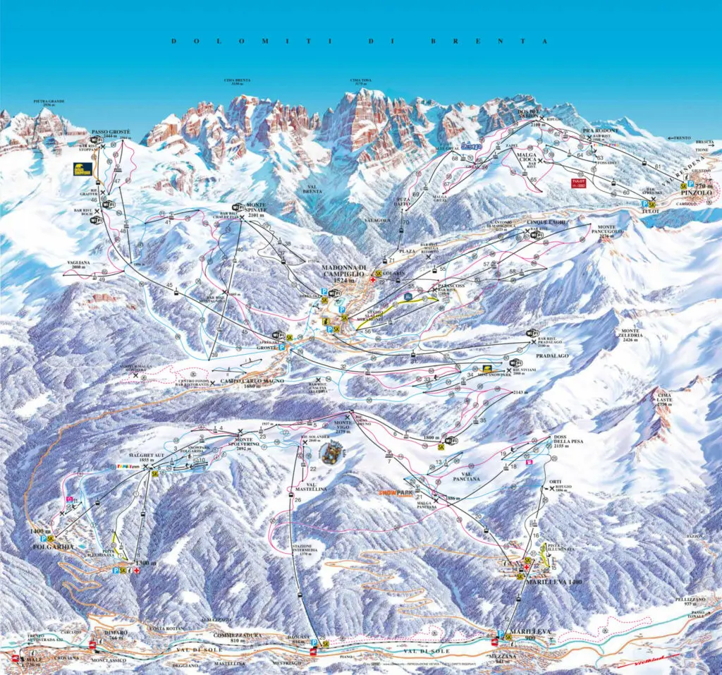 Mapa tras - Folgarida