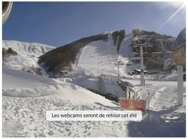 Val d'Allos - le Seignus - snow front
